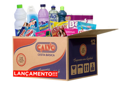 CESTA DE HIGIENE E LIMPEZA CLEAN - LANÇAMENTO CALVO
