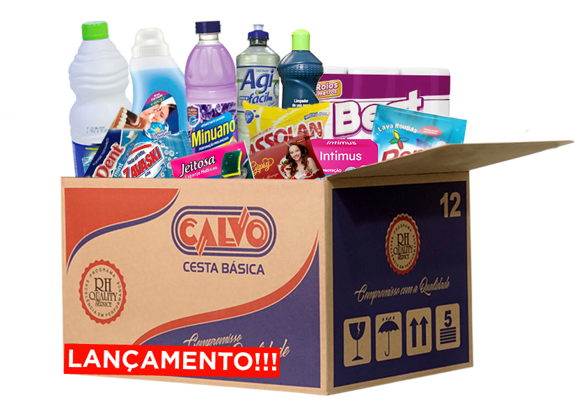 CESTA DE HIGIENE E LIMPEZA CLEAN - LANÇAMENTO CALVO