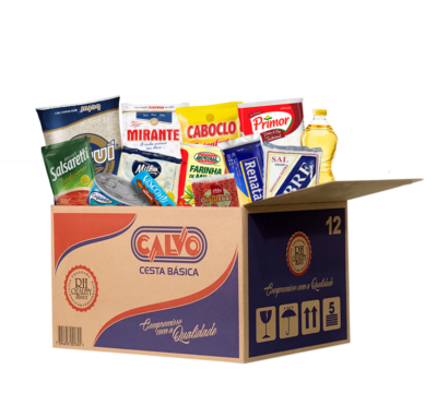 Cesta Básica Azaléia Premium - Calvo