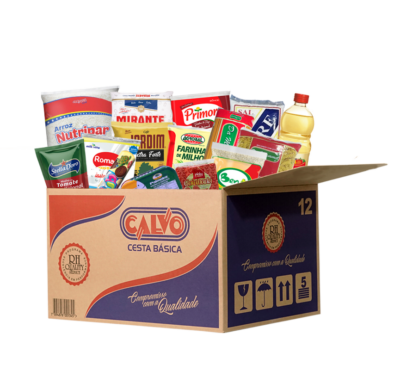 cesta básica girassol - calvo