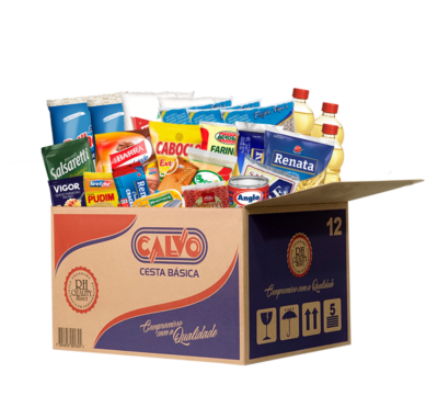 cesta básica cravo - calvo