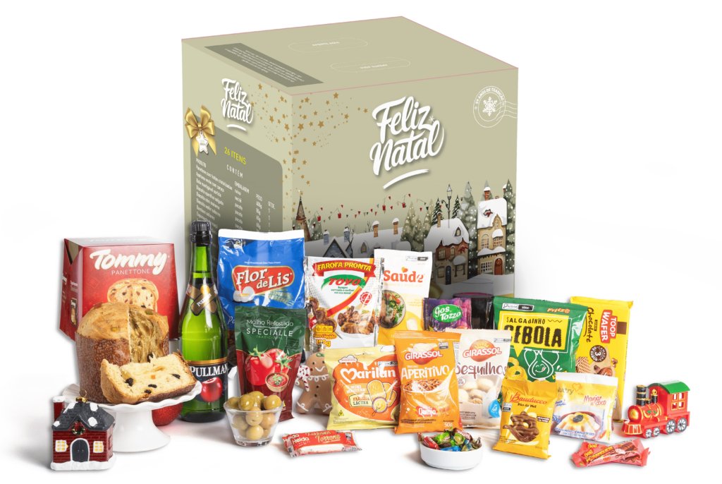 CESTA DE NATAL - KIT PÉROLA - CALVO