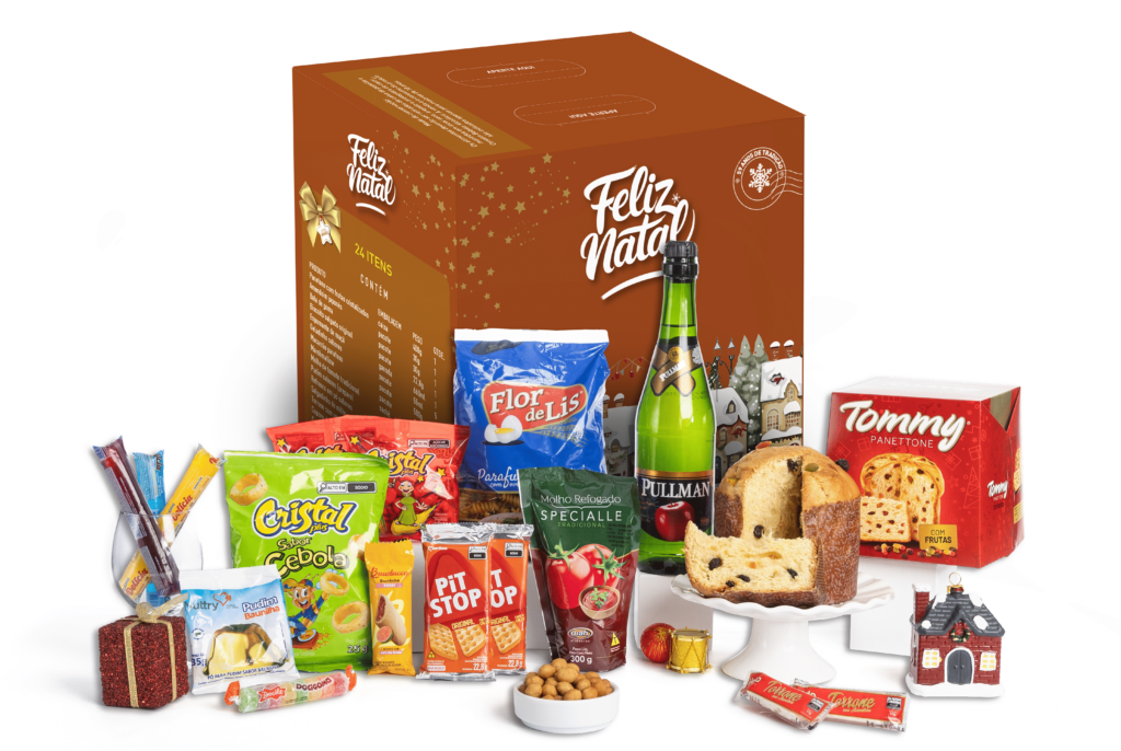 CESTA DE NATAL - KIT CROMO - CALVO