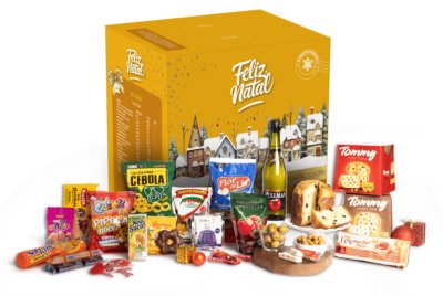 CESTA DE NATAL - KIT OURO - CALVO