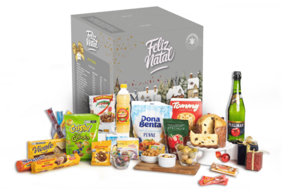 CESTA DE NATAL - KIT PRATA - CALVO