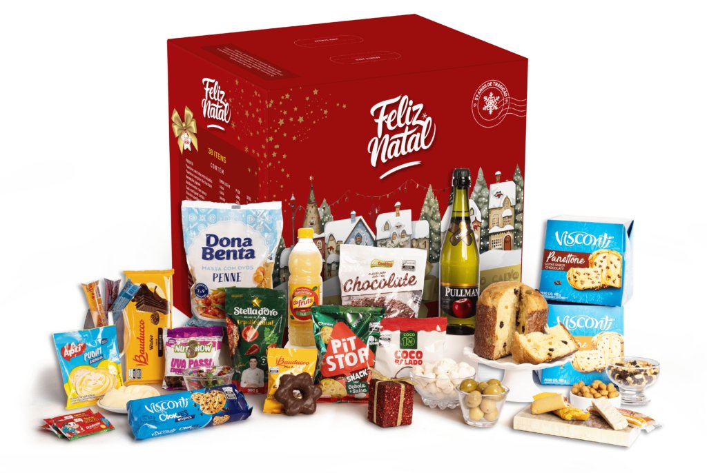 CESTA DE NATAL - KIT RUBI - CALVO